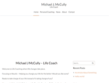 Tablet Screenshot of michaeljmccully.com